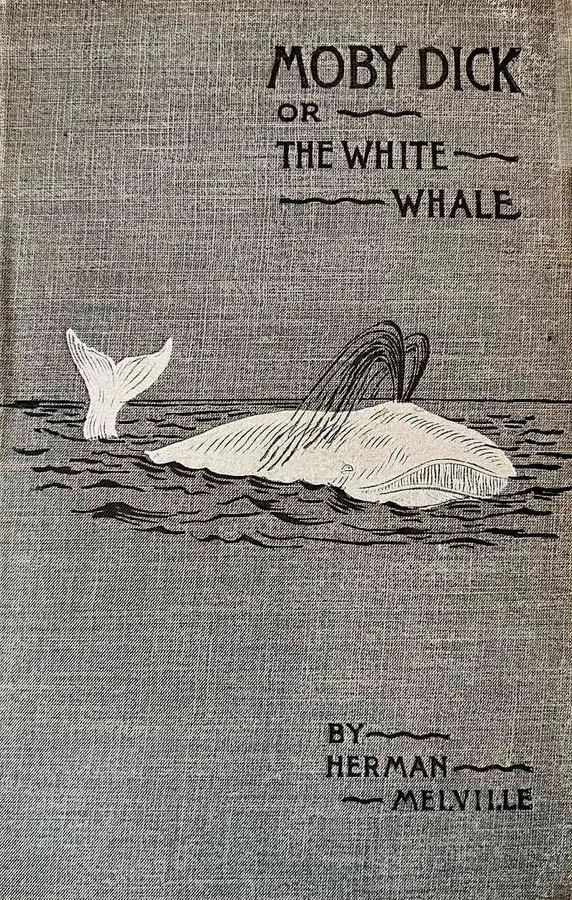 Capa da obra Moby Dick; or The Whale de Herman Melville no Capitu Reader