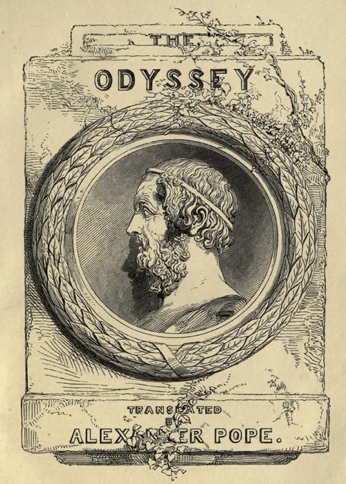 Capa da obra The Odyssey de Homer no Capitu Reader
